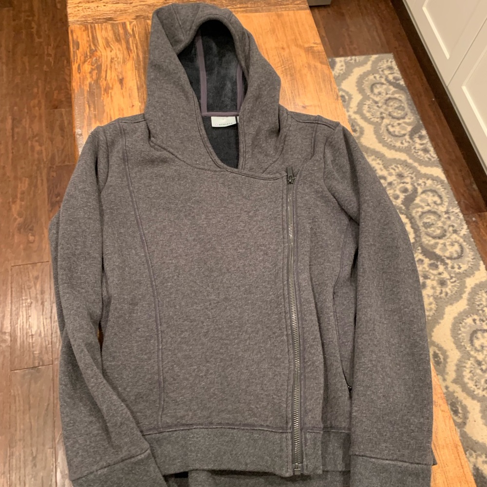 Athleta asymmetrical zip sweatshirt